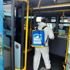 İstanbul da hatlı minibüsler korona virüsüne karşı ... İstanbul da hatlı minibüsler korona virüsüne karşı ...