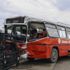 Adana'da iki belediye otobüsü çarpıştı Adana'da iki belediye otobüsü çarpıştı