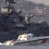 Rus savaş gemisi Boğaz'dan geçti