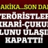 PKK'lılar Hakkari-Çukurca yolunu kapattı! PKK'lılar Hakkari-Çukurca yolunu kapattı!