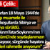 Ahmet Çelik’ten Kırım Tatarlarını anma mesajı Ahmet Çelik’ten Kırım Tatarlarını anma mesajı