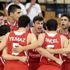 Avrupa üçüncüsü genç basketbolcular çiçeklerle karşılandı