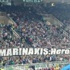 Panathinaikos taraftarından olay pankart