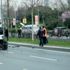 Şişli'de bariyerlere çarpan otomobilin motoru fırladı Şişli'de bariyerlere çarpan otomobilin motoru fırladı