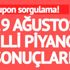 Milli Piyango sonuçları 19 Ağustos: Sıralı tam liste ve MPİ bilet sorgulama! Büyük ikramiye tam bilete…