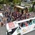 Cumhuriyet kortej yürüyüşü ilgi gördü