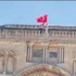 Mescid-i Aksa'ya Türk bayrağı astılar