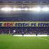 Fenerbahçeli taraftarlardan derbi koreografisi