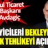 ﻿İstanbul Ticaret Odası Başkanı Şekib Avdagiç sanayicileri bekleyen büyük tehlikeyi açıkladı