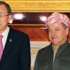 BM Genel Sekreteri Ban, Barzani ile görüştü