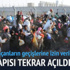Sınır kapısı tekrar açıldı Sınır kapısı tekrar açıldı