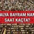 Antalya bayram namazı saati 2017 Antalya Kurban Bayramı namaz saatleri Diyanet açıkladı!