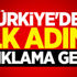 Türkiye'den ilk adım! Açıklama geldi