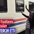 İzmir'de tatilcilerin tercihi tren oldu