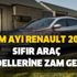 Ekim ayı Renault 2020 sıfır araç modellerine zam geldi! Reno Symbol Megane Kadjar Clio yeni güncel fiyatları ne kadar?