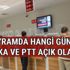 Bayram tatilinde bankalar ve PTT açık mı, kapalı mı 2017 Kurban Bayramı tatilinde banka ve PTT hangi gün açık? Bayram tatilinde bankalar ve PTT açık mı, kapalı mı 2017 Kurban Bayramı tatilinde banka ve PTT hangi gün açık?