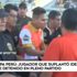 Perulu oyuncu maçın ortasında tutuklandı