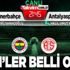 Fenerbahçe Antalyaspor maçı canlı anlatım (Fenerbahçe maçı canlı izle)