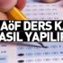 ATA AÖF ders kaydı nasıl yapılır? 2018-19 ATA AÖF akademik takvim