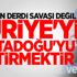 AGD Genel Başkanı Turhan: Batı’nın derdi savaşı değil, Suriye’yi bitirmektir AGD Genel Başkanı Turhan: Batı’nın derdi savaşı değil, Suriye’yi bitirmektir