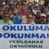 Yeşilbahar Ortaokulu velilerinden 'okuluma dokunma' eylemi Yeşilbahar Ortaokulu velilerinden 'okuluma dokunma' eylemi
