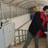 Engelli asansörü engele takıldı Engelli asansörü engele takıldı