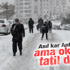 Ankara'da yoğun kar yağışı Ankara'da yoğun kar yağışı