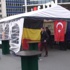 Brüksel’de Türk çadırı kuruldu