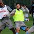 Trabzonspor da çift idman