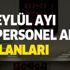 Eylül ayında personel alımı yapılacak kurumlar netleşti! Sözleşmeli personel, hemşire, sağlık teknikeri...