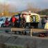 TEM'de minibüs devrildi: 17 yaralı