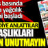 ﻿Yandaş basında Biden’a yağcılık dönemi başladı! Bu başlıkları sakın unutmayın