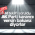 CHP af konusunda karar veremedi