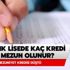 AÖL Açık Öğretim kredisi düştü mü? AÖL kaç kredi ile mezun olunur 2020? AÖL Açık Öğretim kredisi düştü mü? AÖL kaç kredi ile mezun olunur 2020?