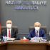 Bakan Elvan, Adalet Bakanı Abdulhamit Gül ile bir ...