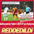 UEFA Galatasaray'ın kural hatası itirazını reddetti UEFA Galatasaray'ın kural hatası itirazını reddetti