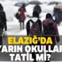Elazığ'da yarın okullar tatil mi? 3 Ocak Cuma MEB Elazığ için kar tatili açıklaması var mı?