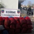 Edirne’de 1 ton 340 kilo kaçak midye ele geçirildi