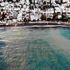 Bodrum'da yağış sonrası denizin rengi değişti