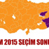 YSK Seçim Sonuçlari 2015 burada! AK PARTİ oy oranı ve seçim sonuçları