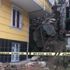 Kağıthane'de istinat duvarı çöktü Kağıthane'de istinat duvarı çöktü