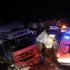13 aracın karıştığı kaza nedeniyle kapanan yol, açıldı