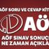 AÖF sonuçları 2020 | AÖF harf notu hesaplama | AÖF harf notu nasıl hesaplanır AÖF sonuçları 2020 | AÖF harf notu hesaplama | AÖF harf notu nasıl hesaplanır