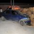Samsun'da otomobil tomruk istifine çarptı: 1 yaralı