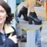 Hazal Kaya'nın 20 cm topuklu ayakkabısı