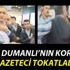 Ekrem Dumanlı'nın koruması gazeteci tokatladı - İZLE