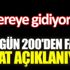 ﻿Her gün 200'den fazla vefat açıklanıyor