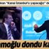 Bakan Kurum CHP'li Ekrem İmamoğlu'na bakarak "Kanal İstanbul'u yapacağız" dedi Bakan Kurum CHP'li Ekrem İmamoğlu'na bakarak "Kanal İstanbul'u yapacağız" dedi