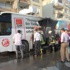 CHP'li adayın seçim otobüsü yandı CHP'li adayın seçim otobüsü yandı