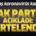Son dakika: AK Parti kampı koronavirüs nedeniyle ertelendi Son dakika: AK Parti kampı koronavirüs nedeniyle ertelendi